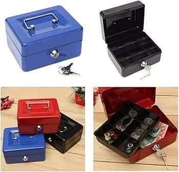 Coffre-fort en acier, serrure à clé plateau amovible moyen