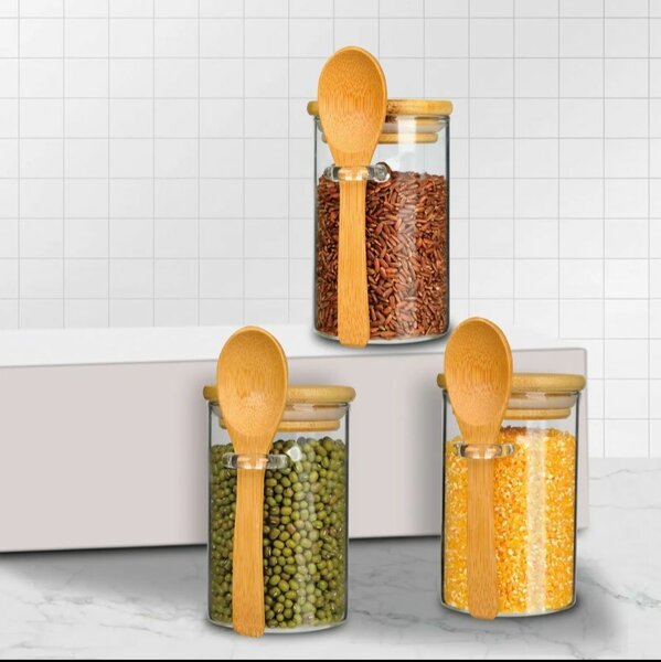 Bocal en verres pour épices