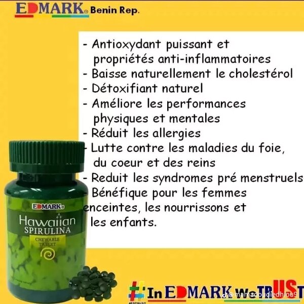 Spiruline Hawaïenne Edmark