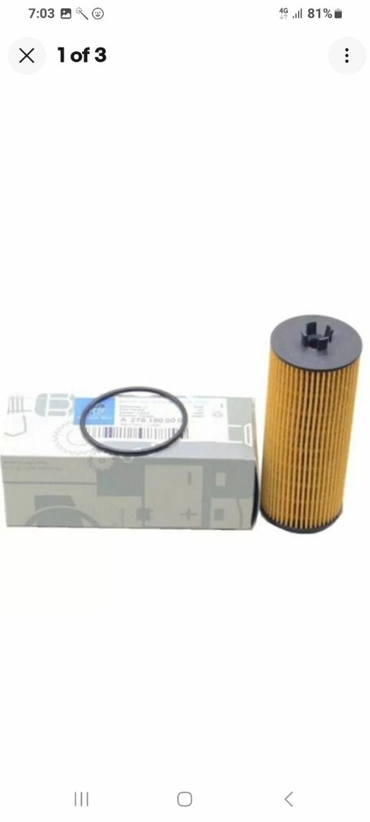 Benz oil filter