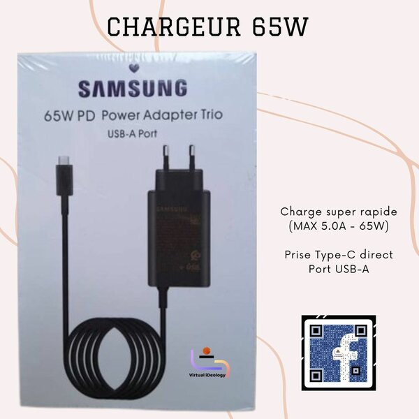 Chargeur Samsung 65W USB-C