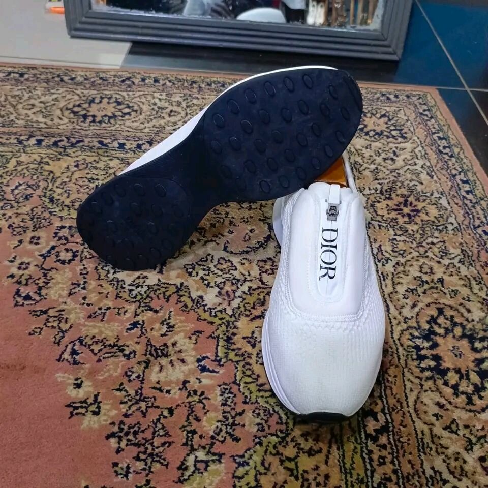 Baskets blanches élégantes Dior