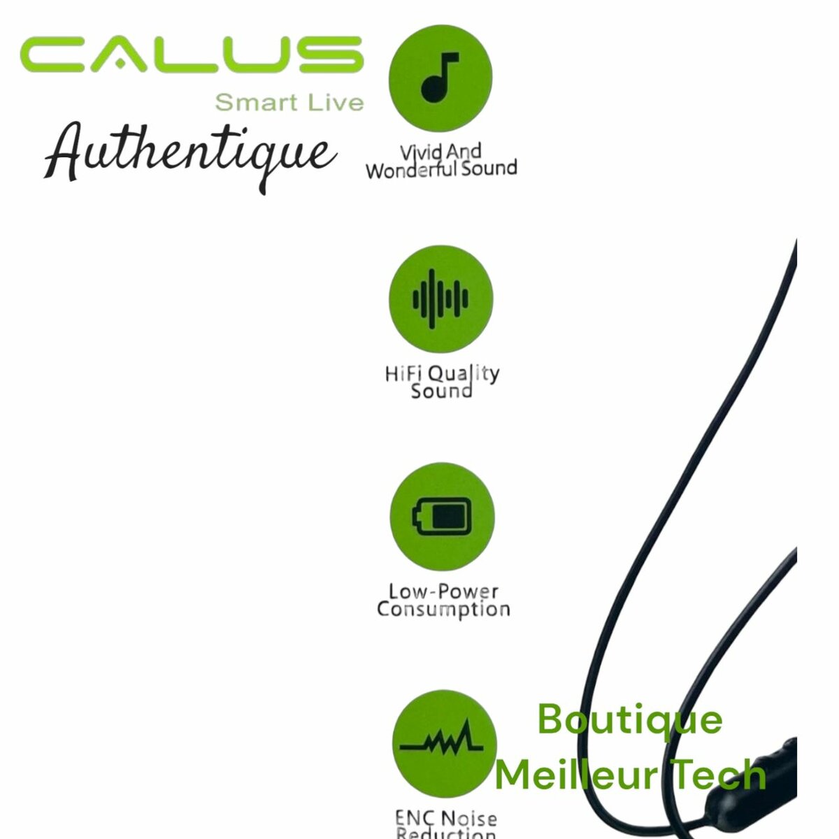 Écouteurs Bluetooth Calus N9
