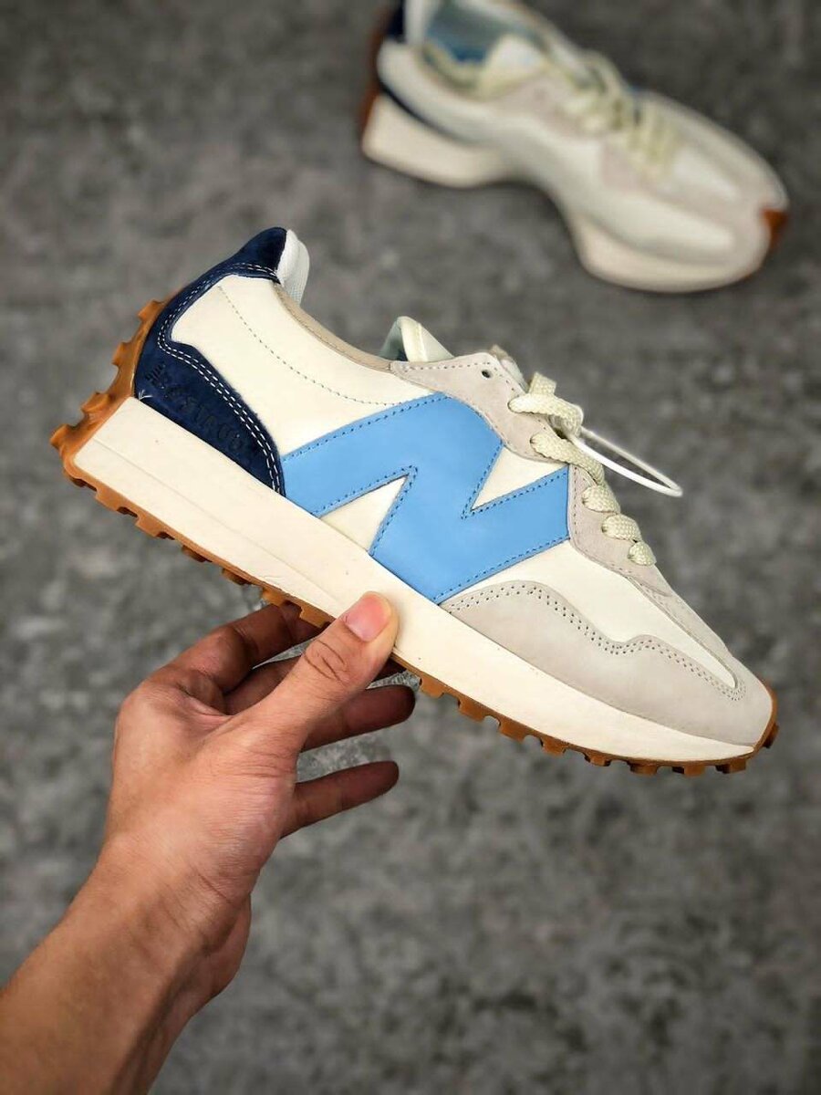 Sneakers blanc et bleu