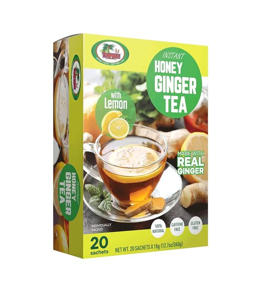 Thé instantané au gingembre citron