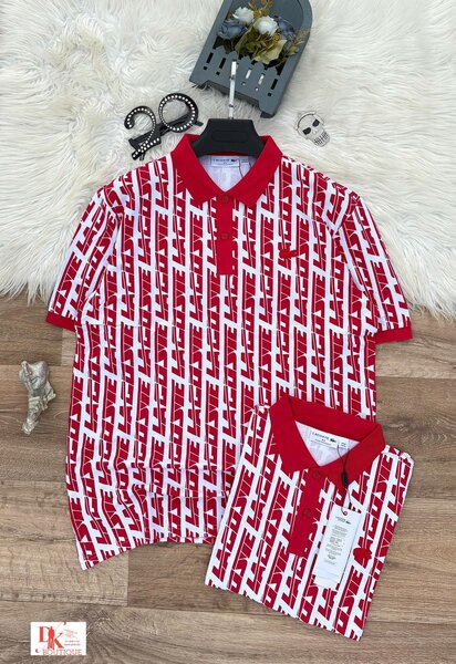 Polo tendance homme à motif