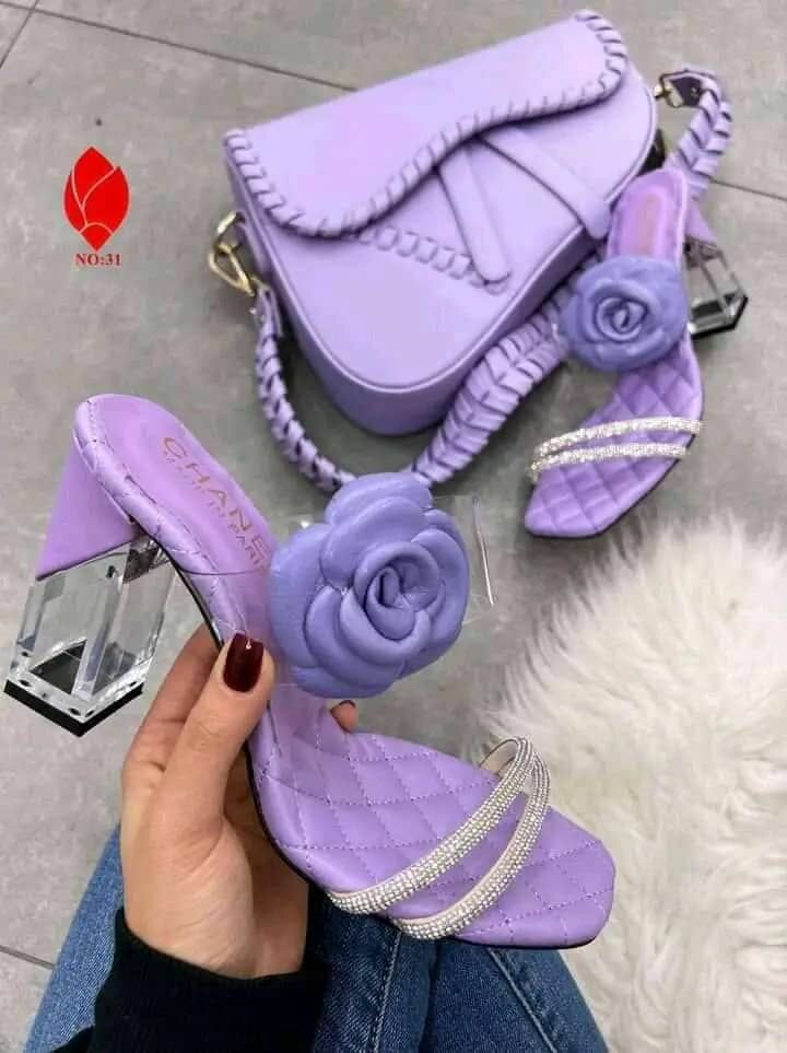 Sandales à talons en gros avec sac