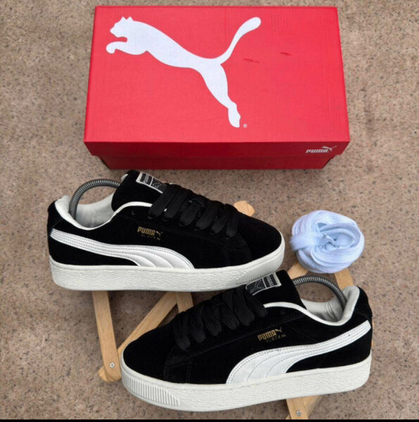 Baskets Puma noires en daim