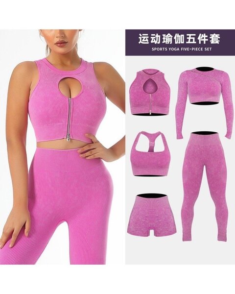 Ensemble Yoga 5 Pièces Femme