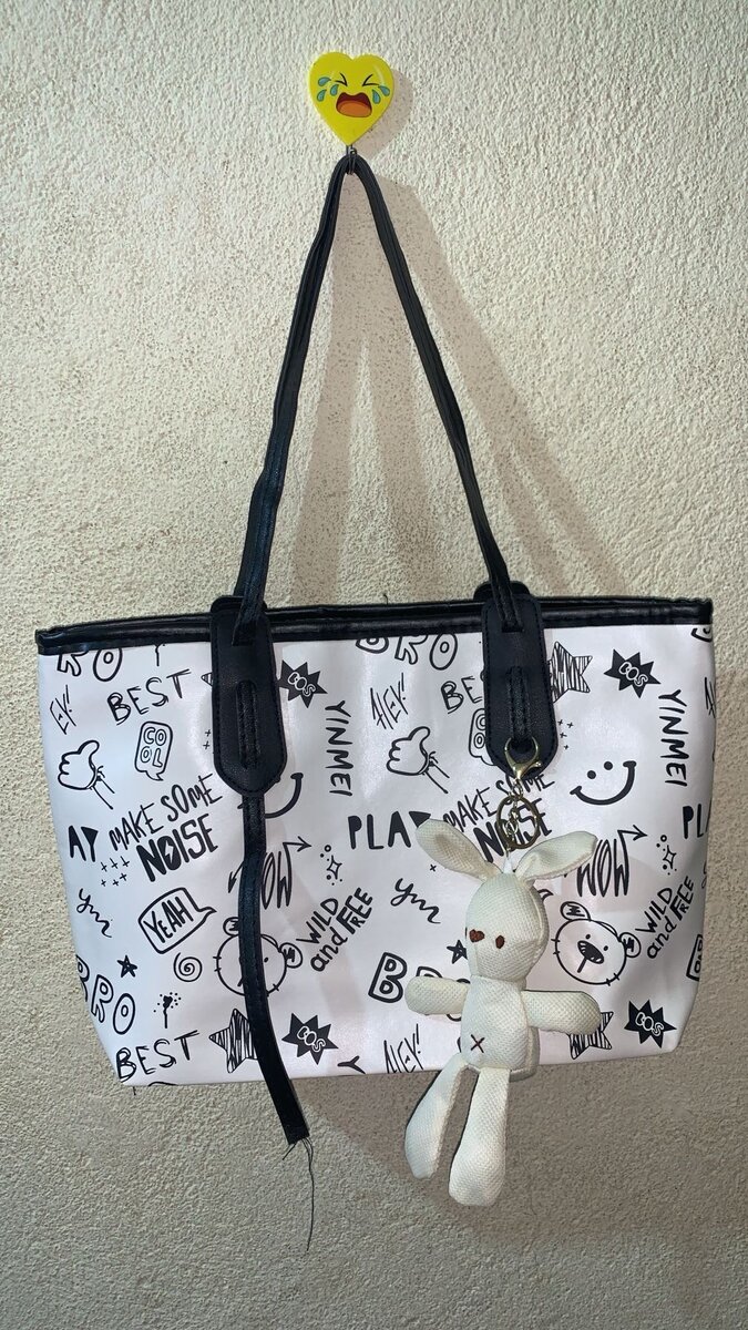 Sac cabas imprimé tendance