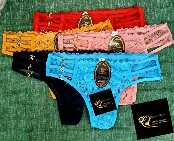 6 lots de culottes en dentelle