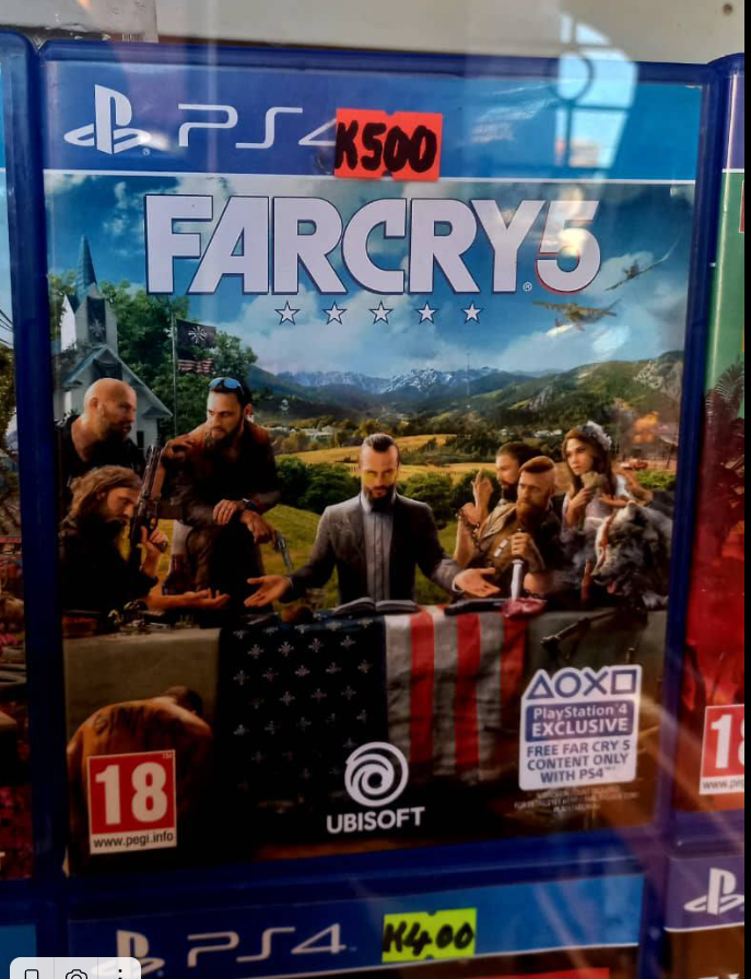 PlayStation 4 Game CDs Fargry5