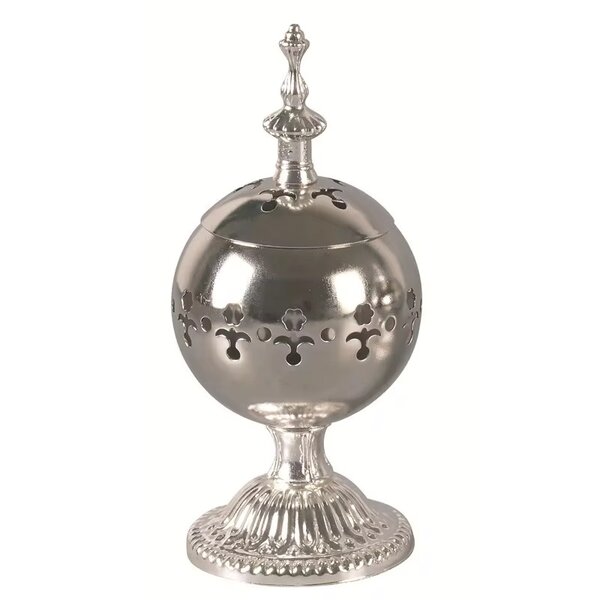 Encensoir décoratif argenté