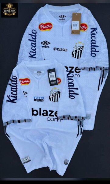 Maillot de football Santos blanc