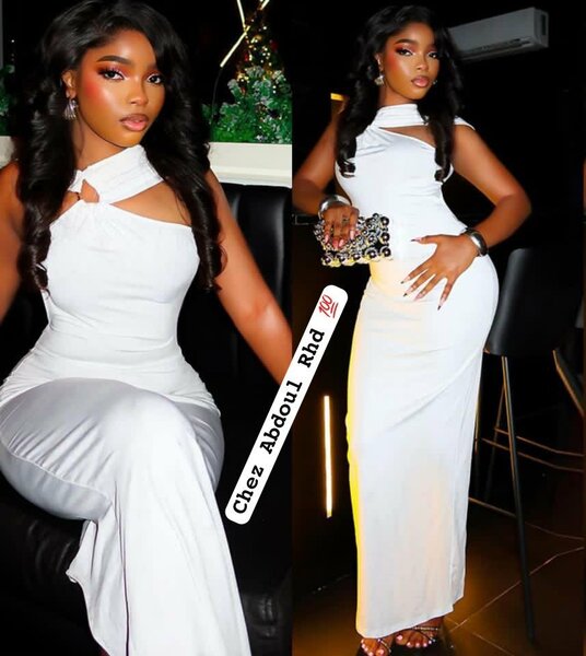 Élégante Robe Blanche Soirée