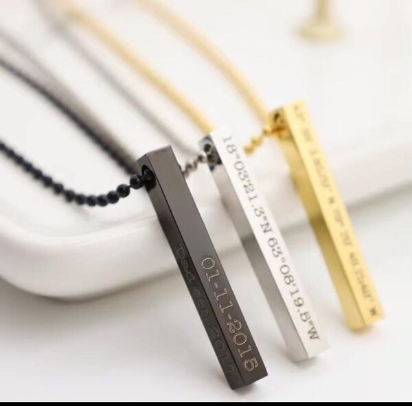 Collier Personnalisé Or