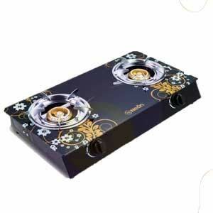 Cuisinière 2 feux vitrée automatique.