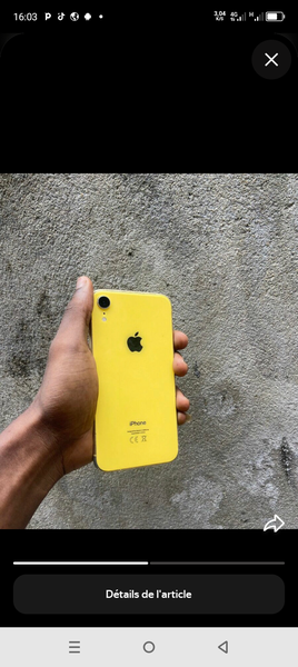 iPhone XR Jaune éclatant