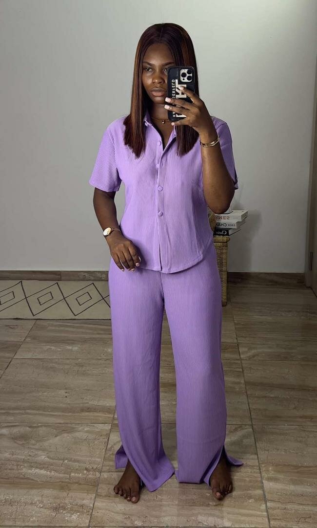 Ensemble pantalon chic floral