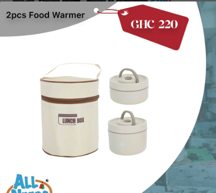 2pcs Stainless steel food warmer 