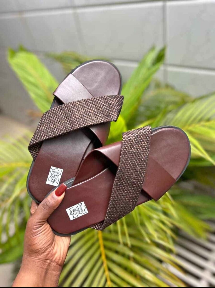 Sandales en cuir pour hommes