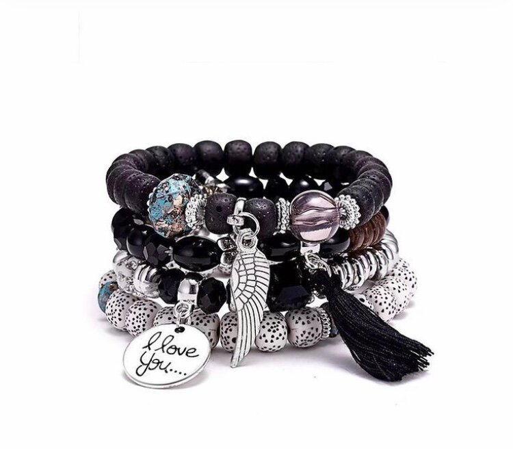 Bracelets bohèmes multicolores