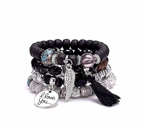 Bracelets bohèmes multicolores