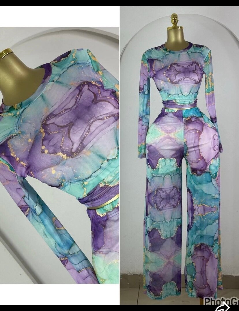 Ensemble Femme Coloré Élégant