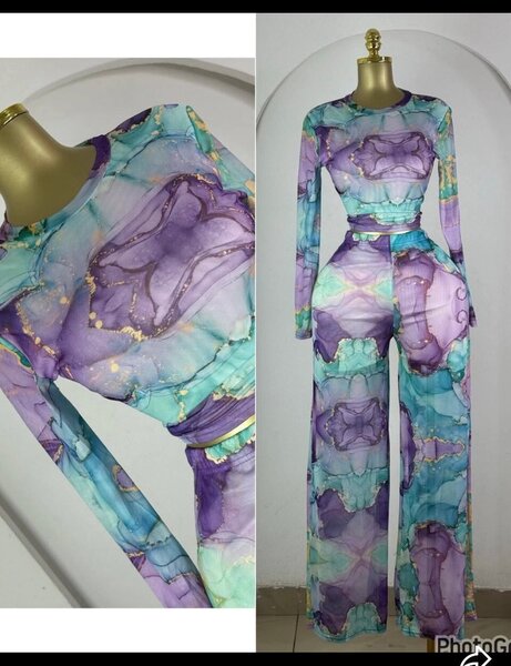 Ensemble Femme Coloré Élégant