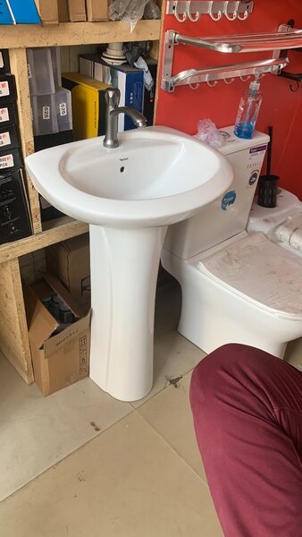 Wash hand basin with stand