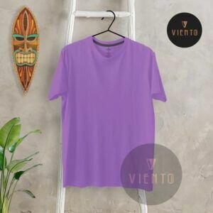 T-shirts couleur unique violet