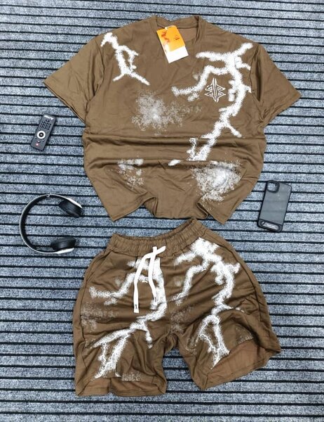 Ensemble T-shirt et short décontracté homme