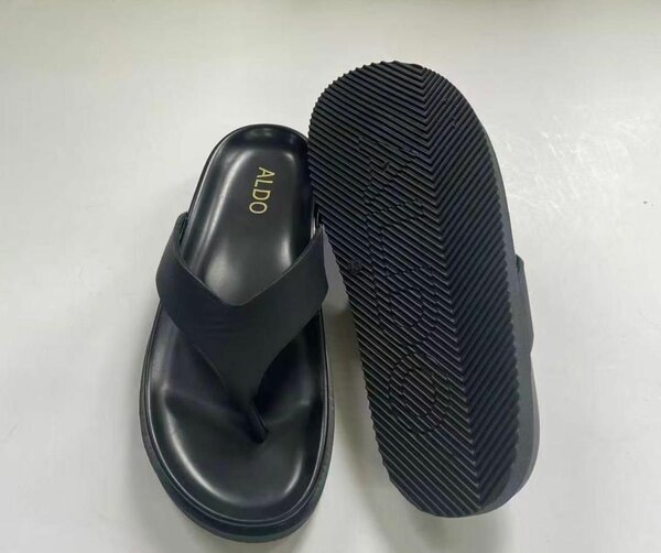 Tongs en cuir pour hommes