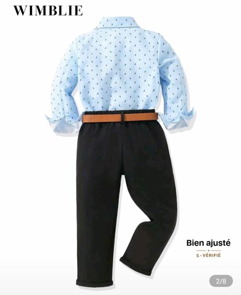 Ensemble élégant garçon
