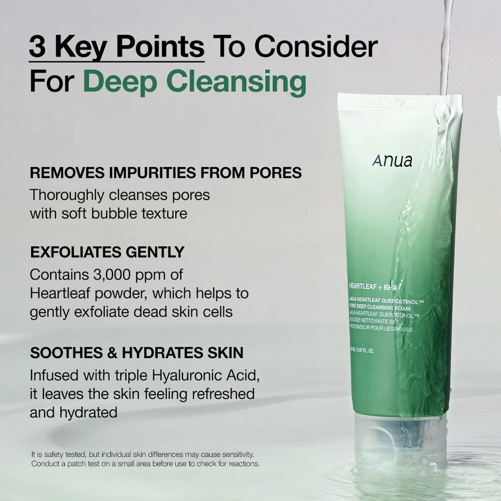ANUA Heartleaf Cleansing Foam