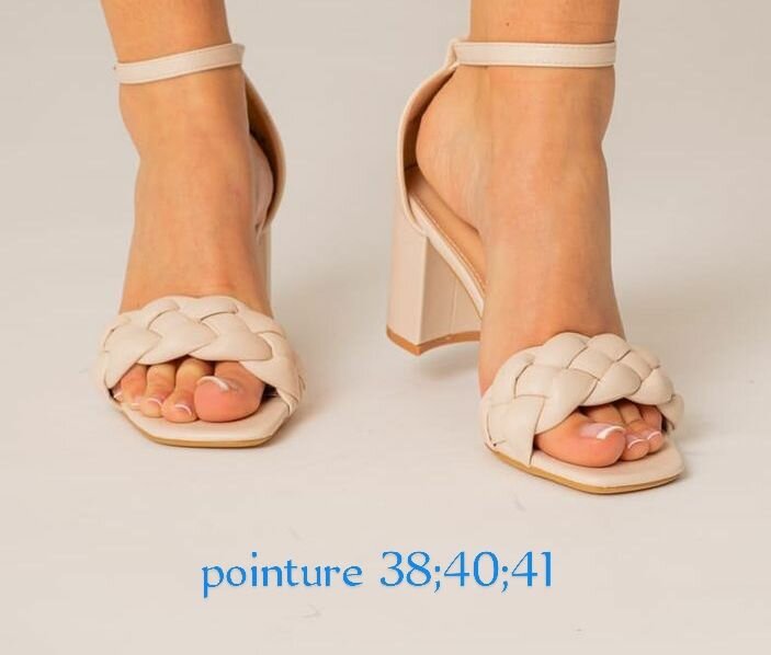 Talon à cordes natté