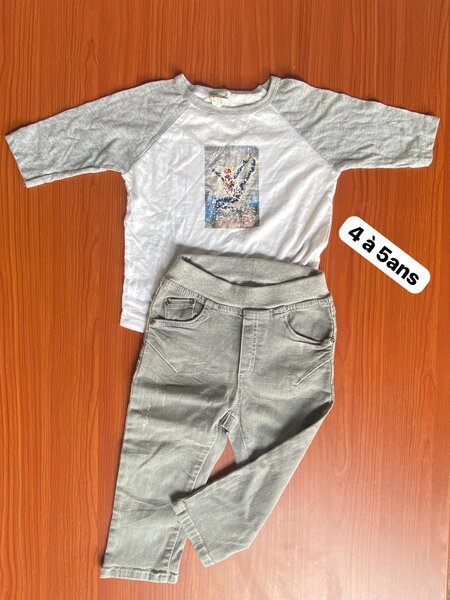 Ensemble gris pour garçon