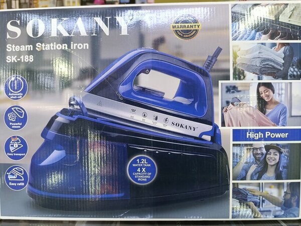 Утюг с большим бачком для воды