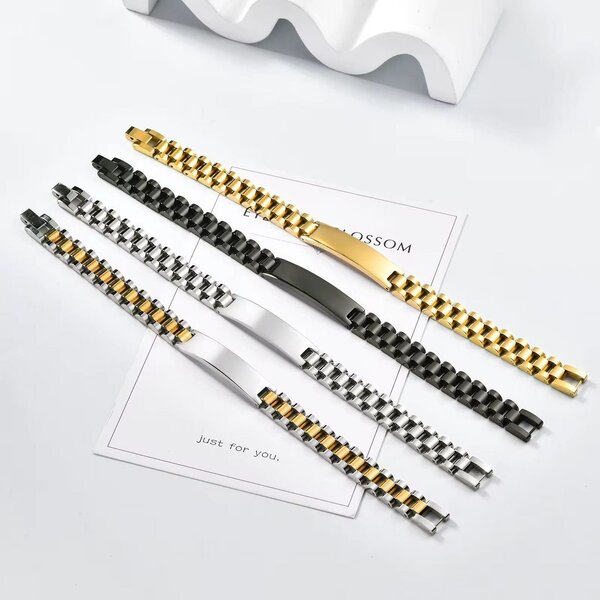 Bracelets en acier inoxydable