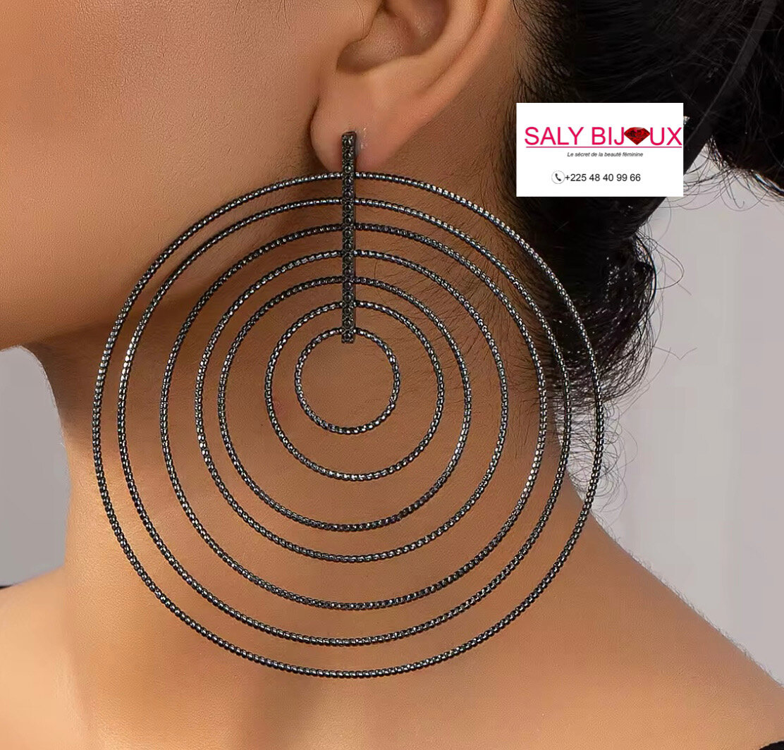 Boucles d'oreilles cercles XXL