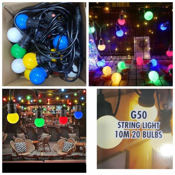 Guirlande lumineuse G50 multicolore