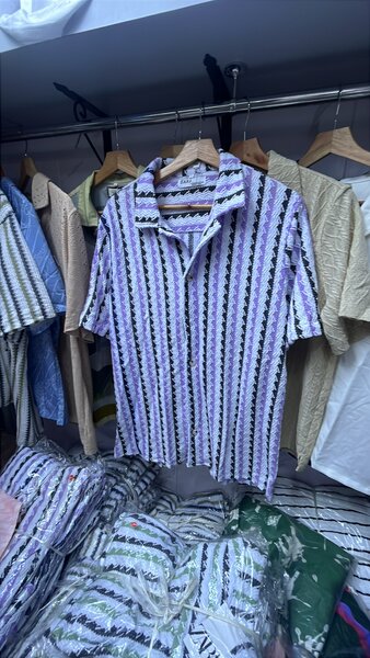 Chemise à Rayures pour Hommes