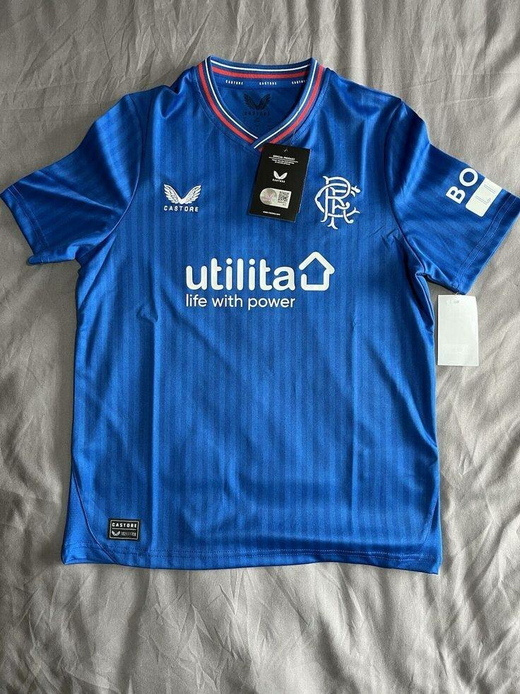 Maillot de football bleu homme