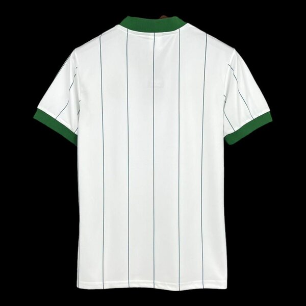 Maillot de Foot Blanc Vert