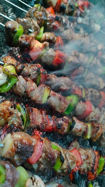 Brochettes de Viande Braisé
