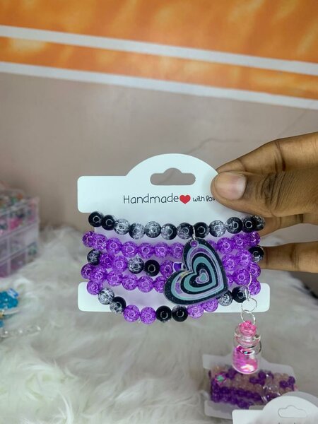 Bracelet en Perles Colorées