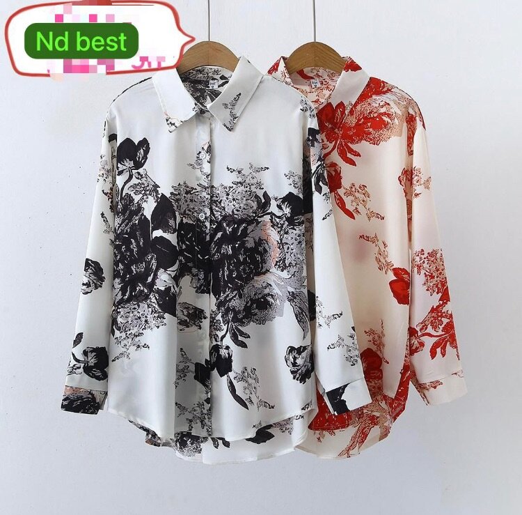 Chemise femme fleurie