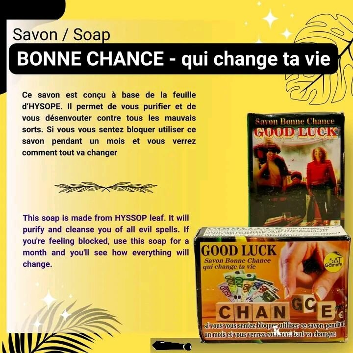 Savon Bonne Chance Hysope