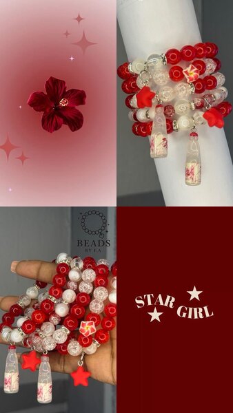 Bracelets colorés en perles