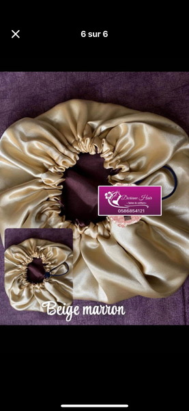 Bonnet en Satin Réversible